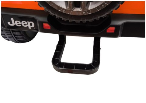 Pojazd Na Akumulator Jeep Rubicon 4x4 DK-JWR556 4x200W 24V Pomarańczowy LEAN CARS
