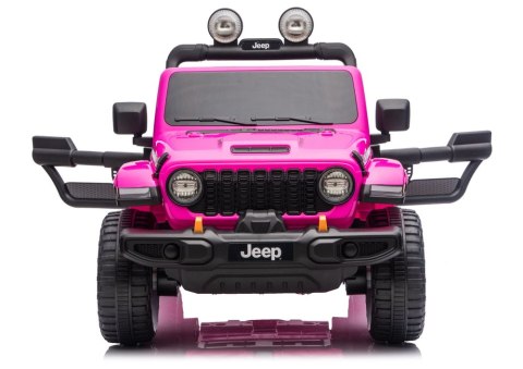 Pojazd Na Akumulator Jeep Rubicon 4x4 DK-JWR556 4x200W 24V Różowy LEAN CARS