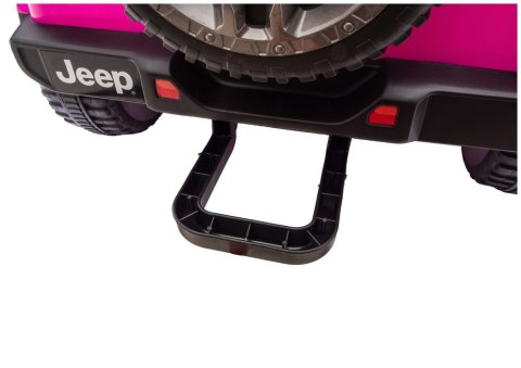 Pojazd Na Akumulator Jeep Rubicon 4x4 DK-JWR556 4x200W 24V Różowy LEAN CARS