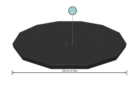 Pokrywa Do Basenu Stelażowego 366 cm Bestway 58037 Bestway