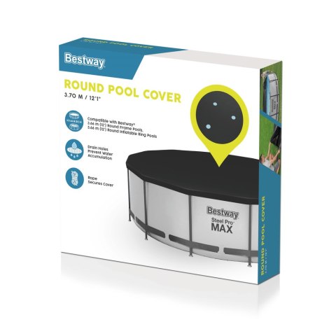 Pokrywa Do Basenu Stelażowego 366 cm Bestway 58037 Bestway