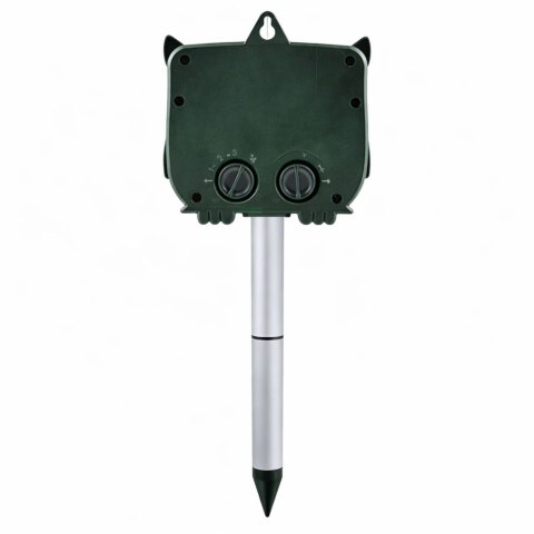 Solarny Odstraszacz Zwierząt Sowa Czujnik Ruchu Ultradźwięki Diody LED LEAN