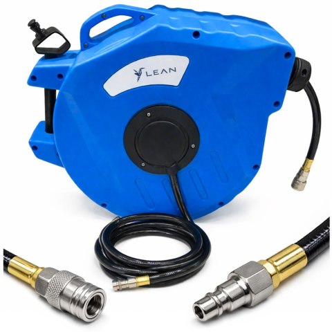 Wąż Pneumatyczny Zwijany Na Bębnie Automatyczny 24 Bar 8x12mm 20m LEAN