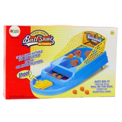 Gra Zręcznościowa Koszykówka Wyrzutnia Piłek LEAN Toys