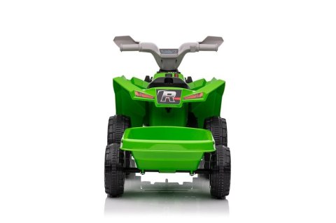 Quad Na Akumulator XMX630T Zielony Z Przyczepą LEAN CARS