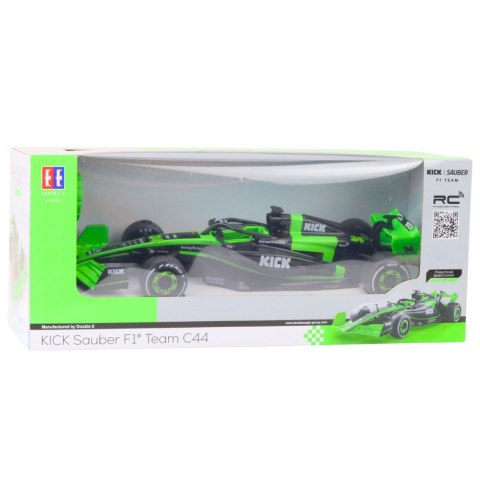 Wyścigówka Zdalnie Sterowana RC Sauber F1 C44 Czarno-Zielona 1:16 Double E