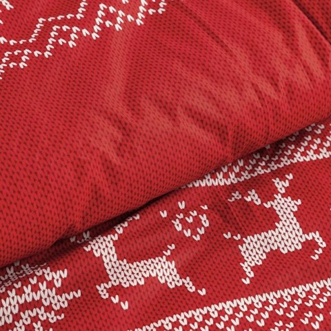 KOMPLET POŚCIELI ŚWIATECZNEJ NOEL02 220 X 200 CM CZERWONY