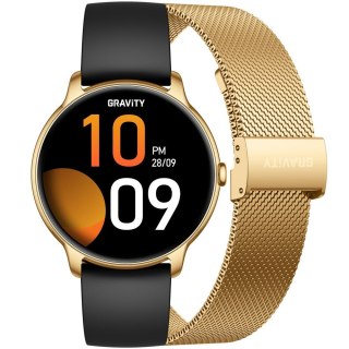 SMARTWATCH DAMSKI GRAVITY GT31-2 - AMOLED, DODATKOWY PASEK (sg052a) Gravity