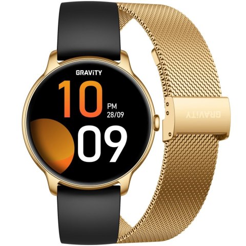 SMARTWATCH DAMSKI GRAVITY GT31-2 - AMOLED, DODATKOWY PASEK (sg052a) Gravity