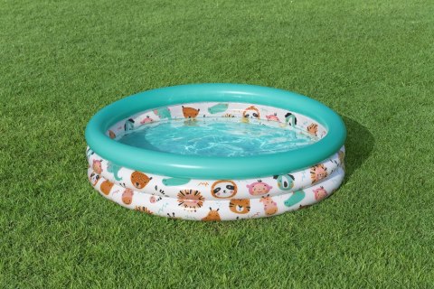 Dmuchany Basen Ogrodowy Dla Dzieci Zwierzątka 102 cm Bestway 51008 Bestway