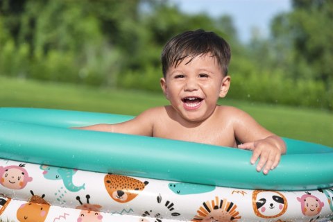 Dmuchany Basen Ogrodowy Dla Dzieci Zwierzątka 102 cm Bestway 51008 Bestway