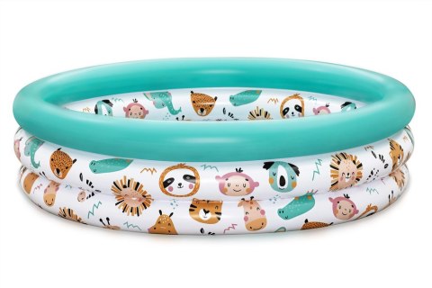 Dmuchany Basen Ogrodowy Dla Dzieci Zwierzątka 102 cm Bestway 51008 Bestway