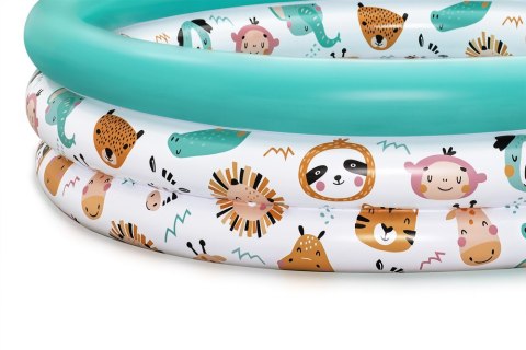 Dmuchany Basen Ogrodowy Dla Dzieci Zwierzątka 102 cm Bestway 51008 Bestway