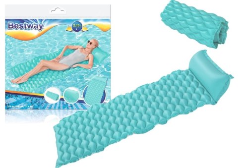 Dmuchany Materac Plażowy Turkusowy 213 x 86 cm Bestway 44020 Bestway