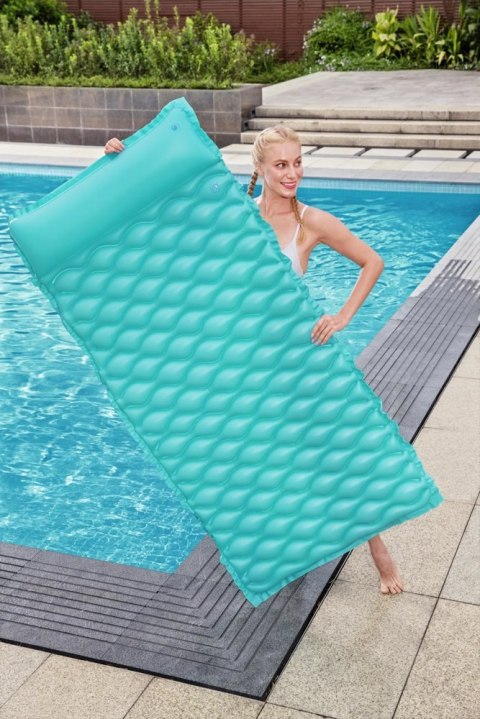 Dmuchany Materac Plażowy Turkusowy 213 x 86 cm Bestway 44020 Bestway