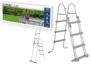 Drabinka bezpieczna do basenów 107 cm Bestway 58330 Bestway
