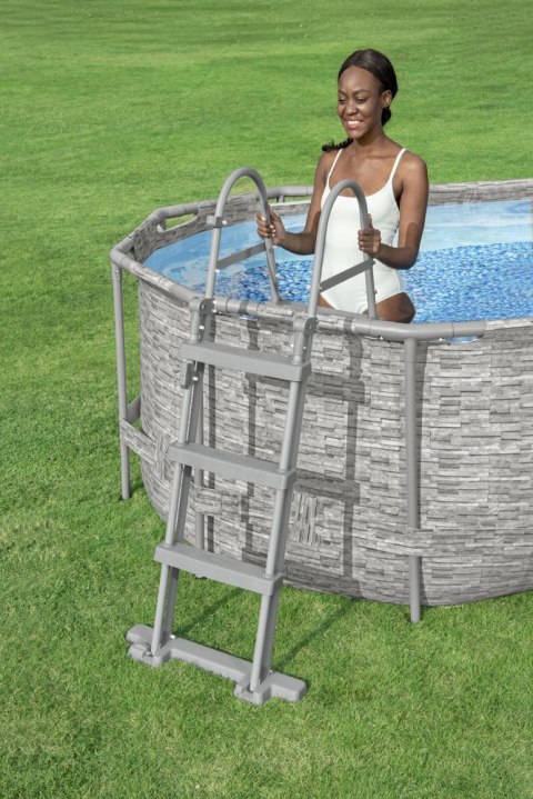 Drabinka bezpieczna do basenów 107 cm Bestway 58330 Bestway