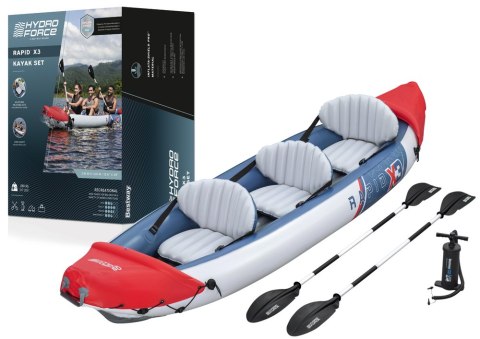 Kajak Dmuchany Trzyosobowy 381 x 100 cm Bestway 65132 Bestway