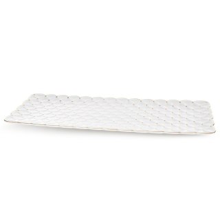PATERA DEKORACYJNA BELIA (02) 40 X 15 X 2 CM KREMOWY