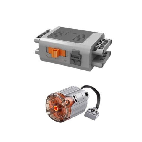 Klocki Konstrukcyjne Tor Na Kulki Z Silnikiem Elektrycznym 2520 el. LEAN Toys