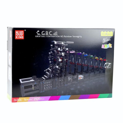 Klocki Konstrukcyjne Tor Na Kulki Z Silnikiem Elektrycznym 2520 el. LEAN Toys