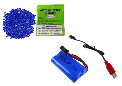 Pistolet Elektryczny na Kulki Zestaw Moro 20 metrów LEAN Toys