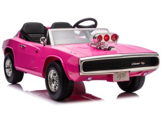 Auto Na Akumulator Dodge Charger R/T DLS-K12 24V7Ah Różowy LEAN CARS