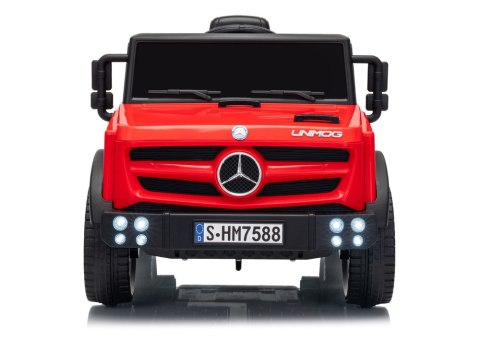 Auto Na Akumulator Mercedes Unimog HM7588 6V4Ah Czerwony LEAN CARS