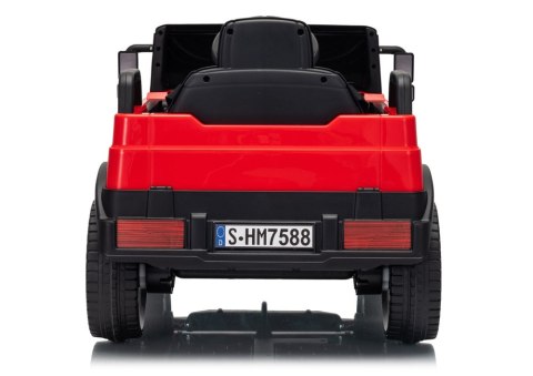 Auto Na Akumulator Mercedes Unimog HM7588 6V4Ah Czerwony LEAN CARS