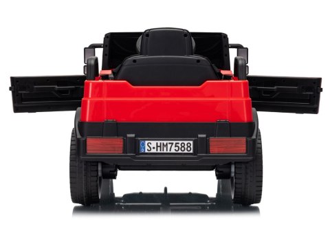 Auto Na Akumulator Mercedes Unimog HM7588 6V4Ah Czerwony LEAN CARS