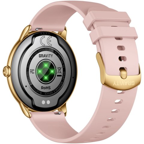 SMARTWATCH DAMSKI GRAVITY GT31-1 - AMOLED, DODATKOWY PASEK (sg052a) Gravity