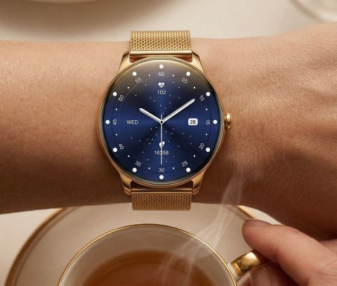 SMARTWATCH DAMSKI GRAVITY GT31-1 - AMOLED, DODATKOWY PASEK (sg052a) Gravity