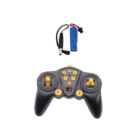 Koparka Gąsienicowa Zdalnie Sterowana RC Dźwięki 6CH 27MHz LEAN Toys