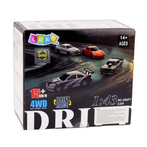 Auto Sportowe Do Driftu E46 Zdalnie Sterowane RC Pachołki 15 km/h 1:43 LEAN Toys