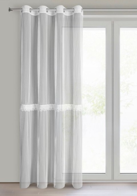 FIRANA GOTOWA ELIANA 140 X 260 CM BIAŁY