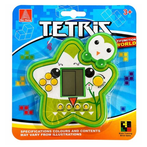 Gra Elektroniczna Tetris Gwiazdka Zielona LEAN TOYS