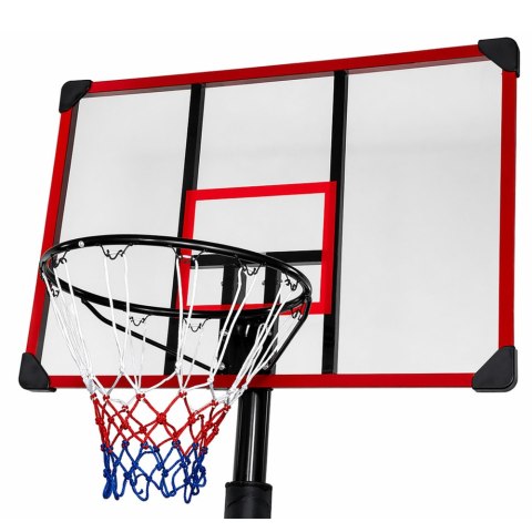 Kosz do Koszykówki Mobilny Regulowany Stojak 200-305cm LEAN Sport