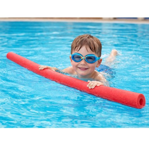 Makaron Piankowy Do Nauki Pływania Ćwiczeń Pianka Treningowa Czerwony 150 cm LEAN TOYS