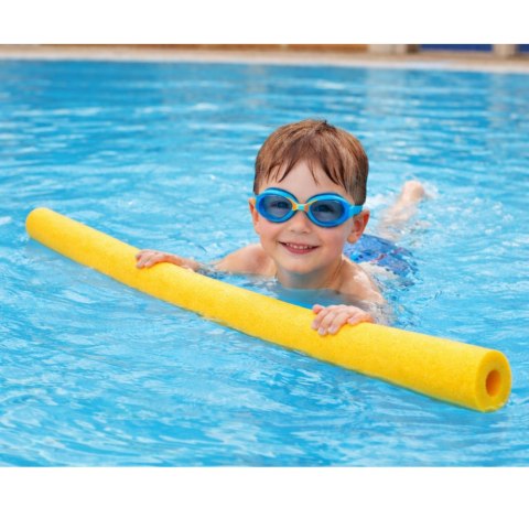 Makaron Piankowy Do Nauki Pływania Ćwiczeń Pianka Treningowa Żółty 150 cm LEAN TOYS