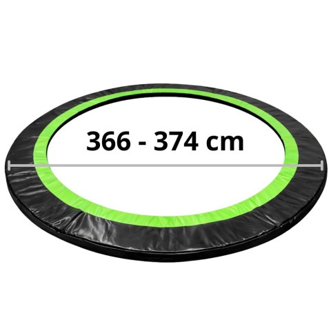 Osłona Sprężyn Do Trampoliny LEAN SPRING PAD Czarna 360-376 CM 12FT LEAN
