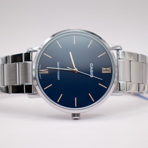 ZEGAREK MĘSKI CASIO MTP-VT01D-2B (zd165n) + BOX Casio