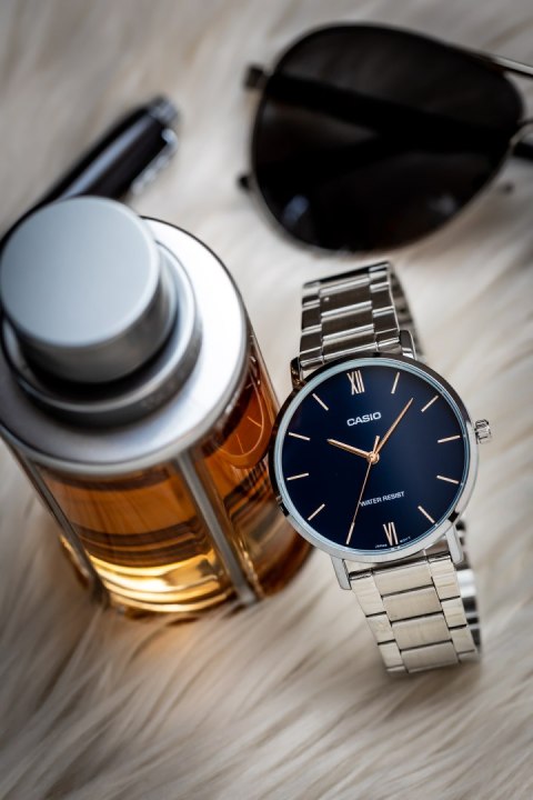 ZEGAREK MĘSKI CASIO MTP-VT01D-2B (zd165n) + BOX Casio