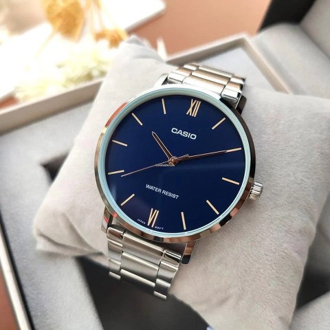 ZEGAREK MĘSKI CASIO MTP-VT01D-2B (zd165n) + BOX Casio