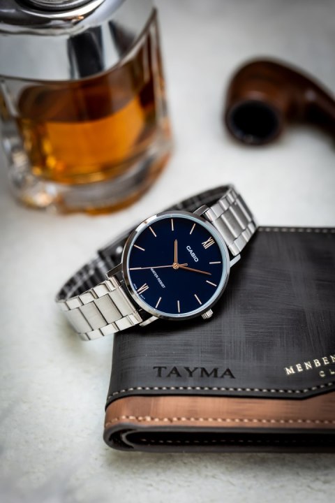ZEGAREK MĘSKI CASIO MTP-VT01D-2B (zd165n) + BOX Casio