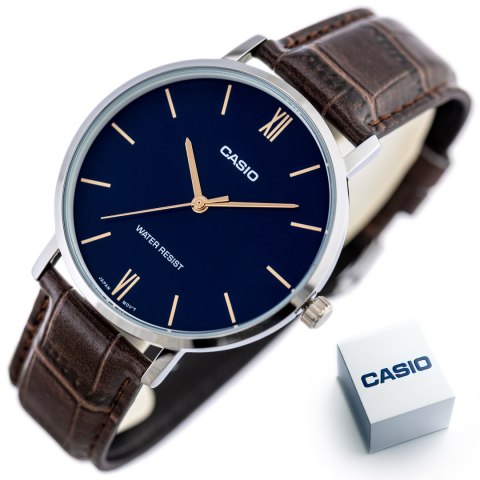 ZEGAREK MĘSKI CASIO MTP-VT01L-2B + BOX Casio