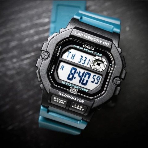 ZEGAREK MĘSKI CASIO Sports WS-1400H-3A + BOX (zd271c) Casio