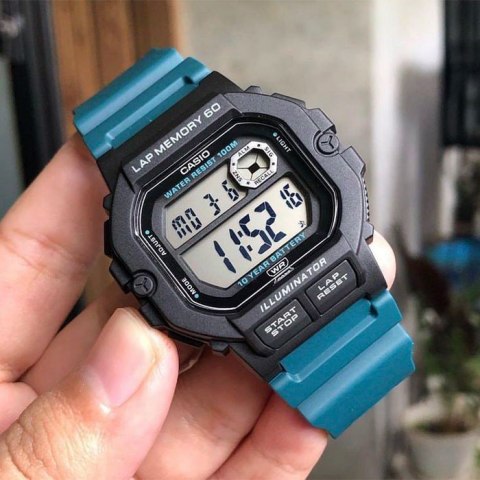 ZEGAREK MĘSKI CASIO Sports WS-1400H-3A + BOX (zd271c) Casio