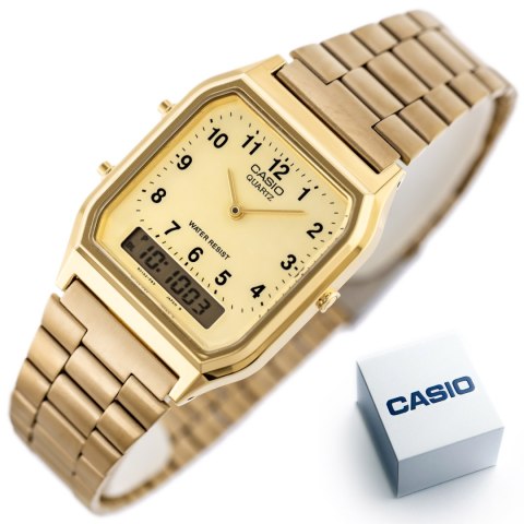 ZEGAREK UNISEX CASIO AQ-230GA-9BMQ Vintage Maxi + BOX Casio