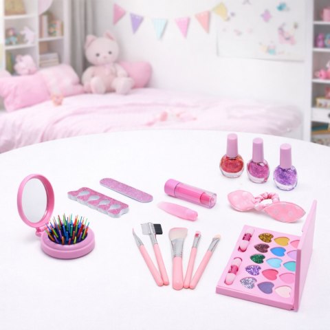 Zestaw Piękności Kosmetyczka Z Jednorożcem Kosmetyki Do Paznokci Makijażu LEAN Toys