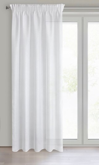 FIRANA GOTOWA REBECCA NA TAŚMIE 140 X 270 CM BIAŁY